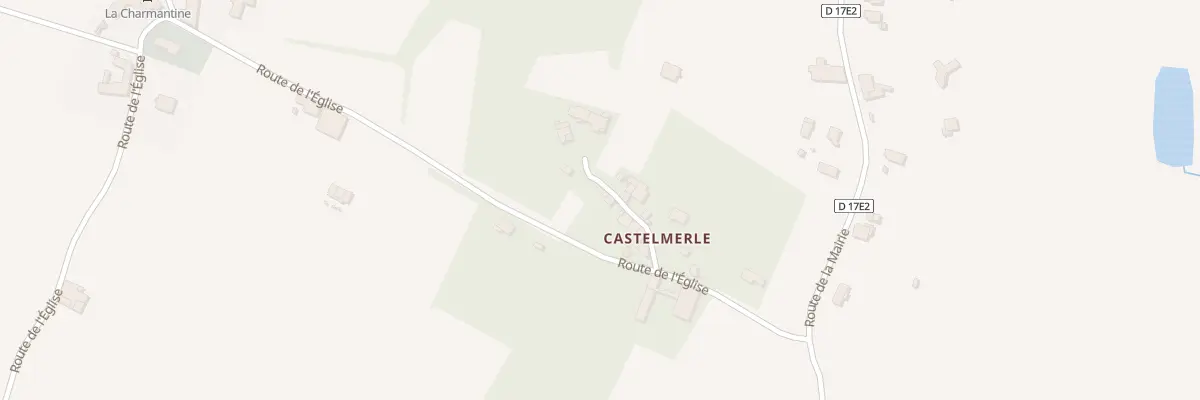 Plan du 48 Castelmerle à Sainte-Colombe