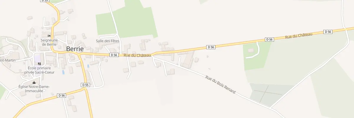 Plan du 32 Rue du Château à Berrie