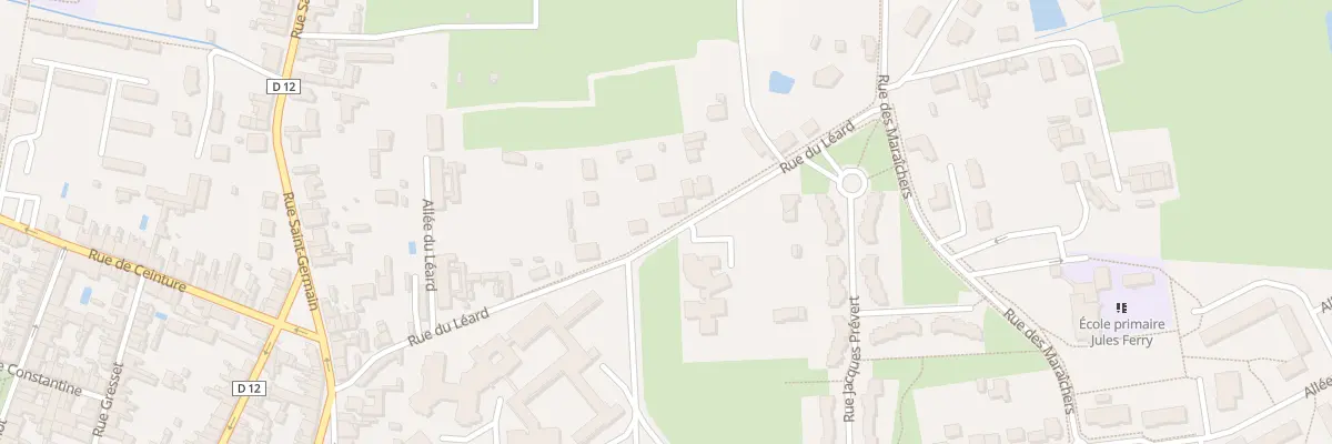 Plan du 41 Rue du Léard à La Flèche