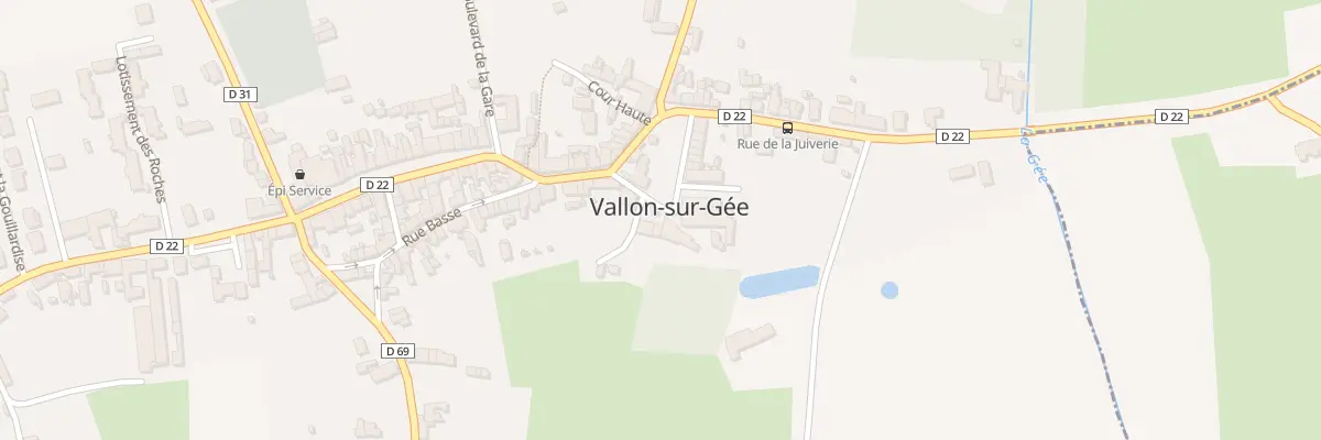 Plan du 5178 Rue de l’Eglise à Vallon-sur-Gée