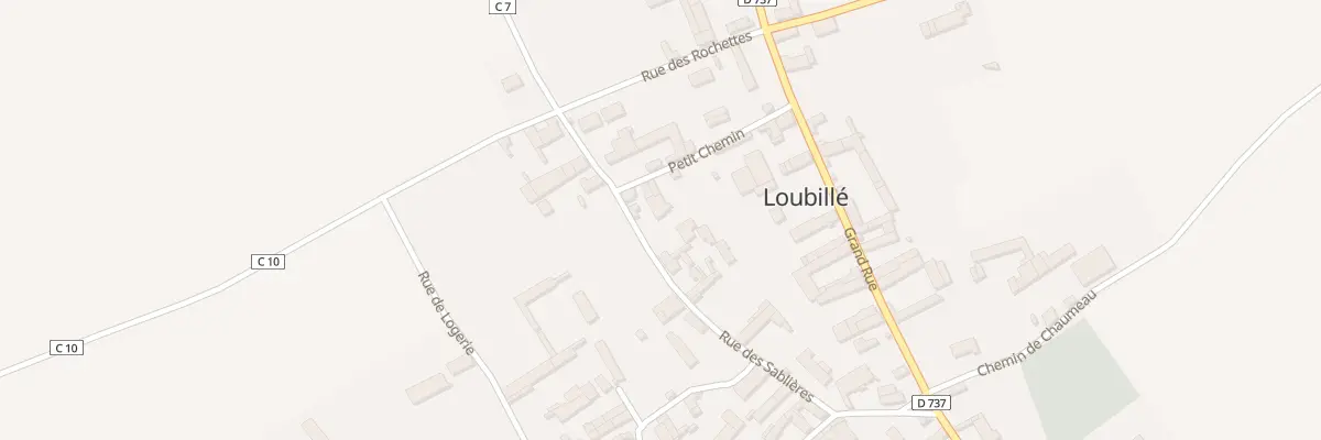 Plan du 13 Rue des Sablieres à Loubillé