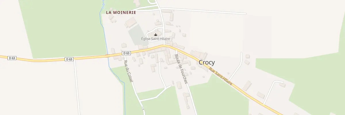 Plan du 5035 Le Bourg à Crocy