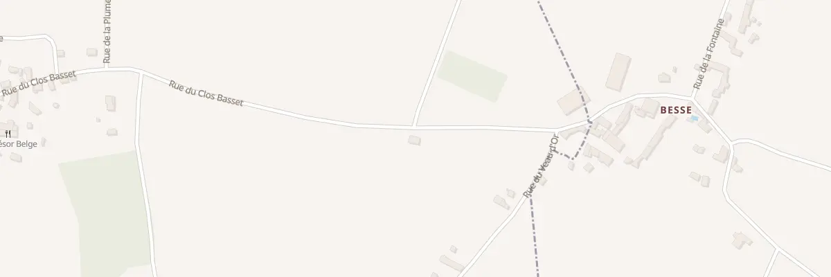Plan du 35 Rue du Clos Basset à Pouançay