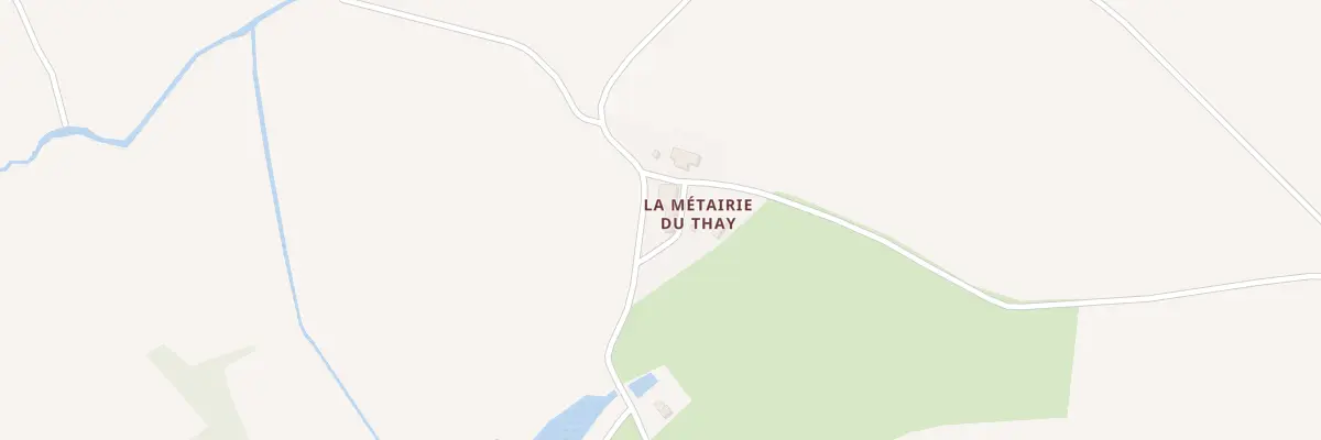 Plan du 5592A La Metairie du Thay à Thénezay