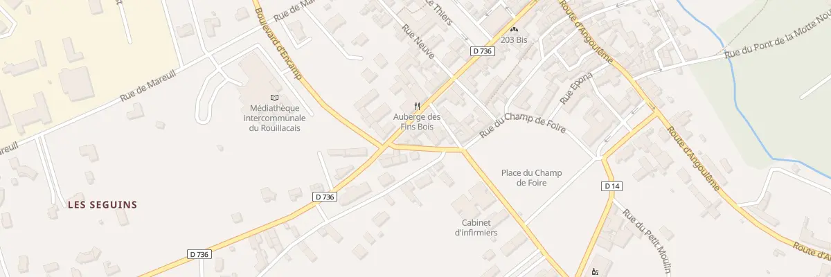 Plan du 40 Av Jean Monnet à Rouillac