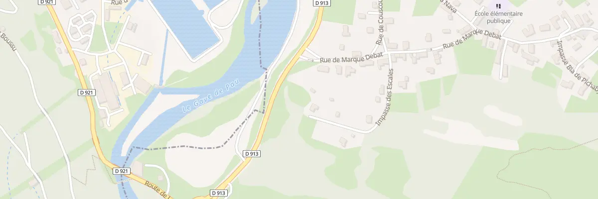 Plan du 14 Imp de Escales à Villelongue
