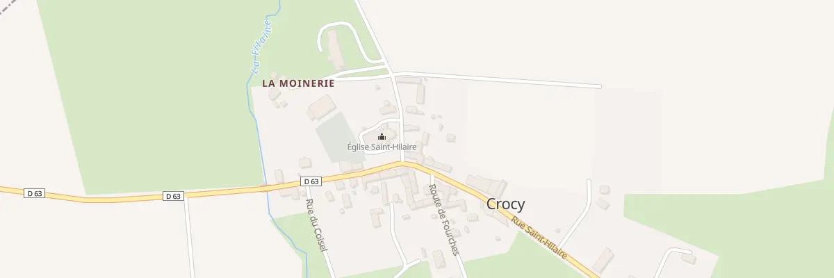 Plan du 6 Rte de Beaumais à Crocy