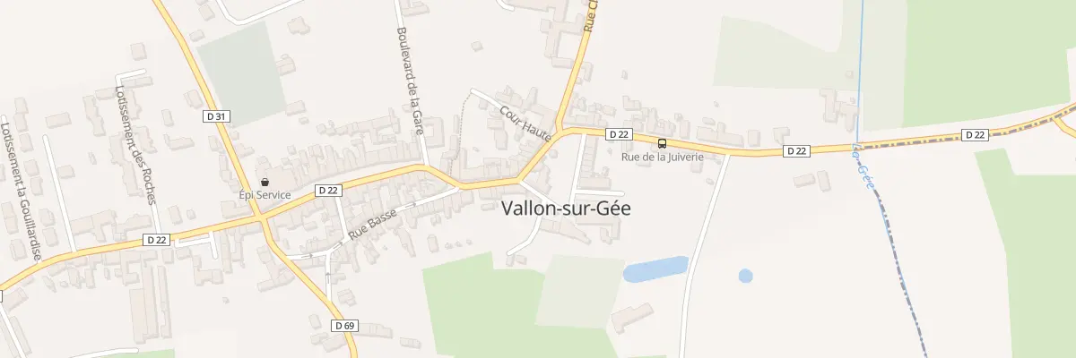 Plan du 3 Rue Notre Dame à Vallon-sur-Gée