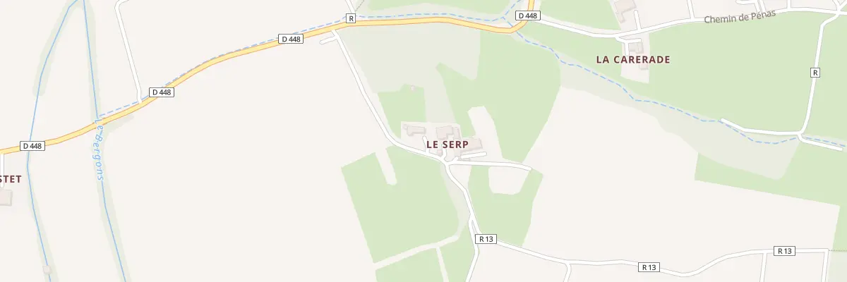 Plan du 191 Che de Guillan à Saint-Lanne
