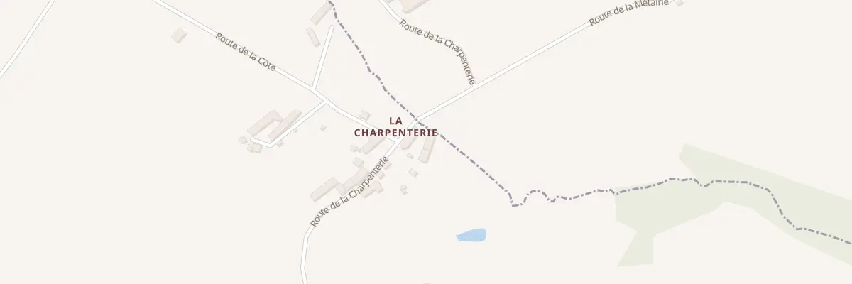 Plan du 50 La Charpenterie à Gandelain
