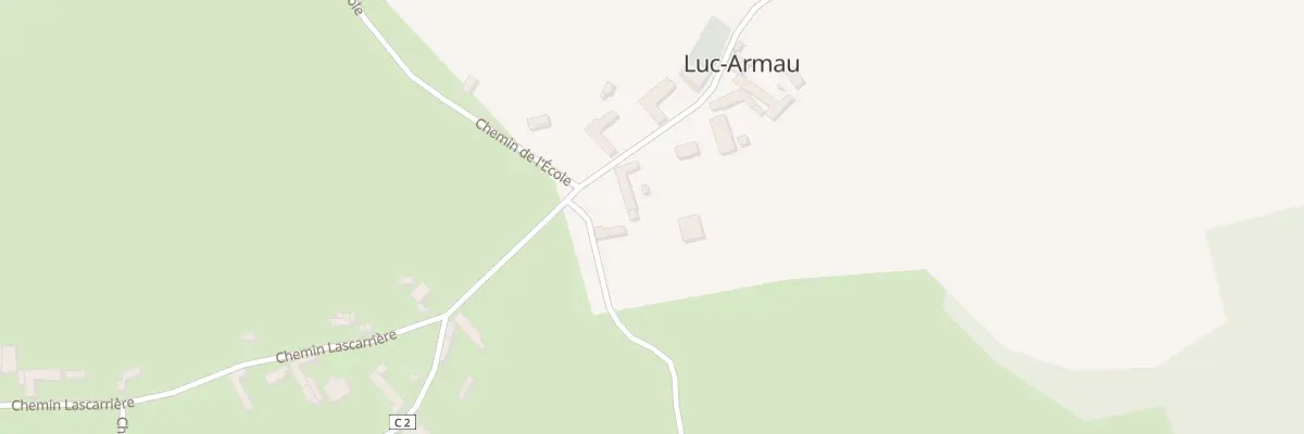 Plan du 10 Rte de Vidouze à Luc-Armau