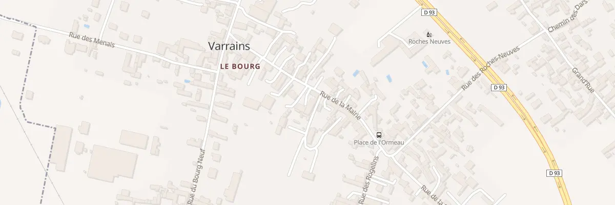 Plan du 14 Rue de la Mairie à Varrains