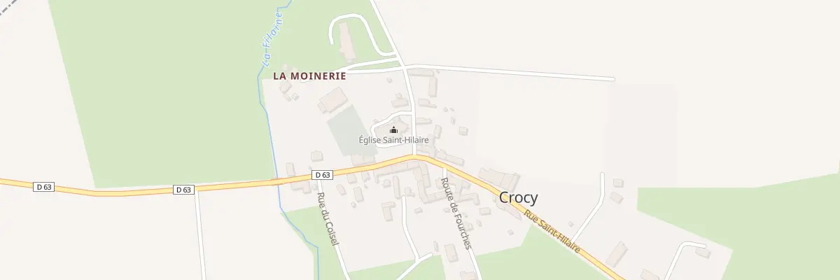 Plan du 4 Rte de Beaumais à Crocy