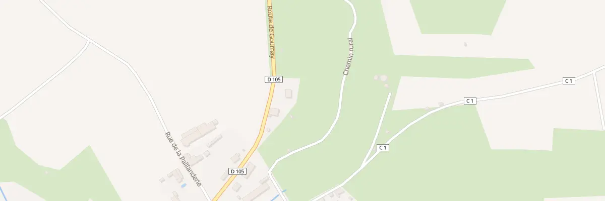 Plan du 12 Rte de Gournay à Chef-Boutonne
