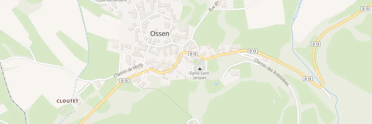 Plan du 12 Rte de Batsurguere à Ossen