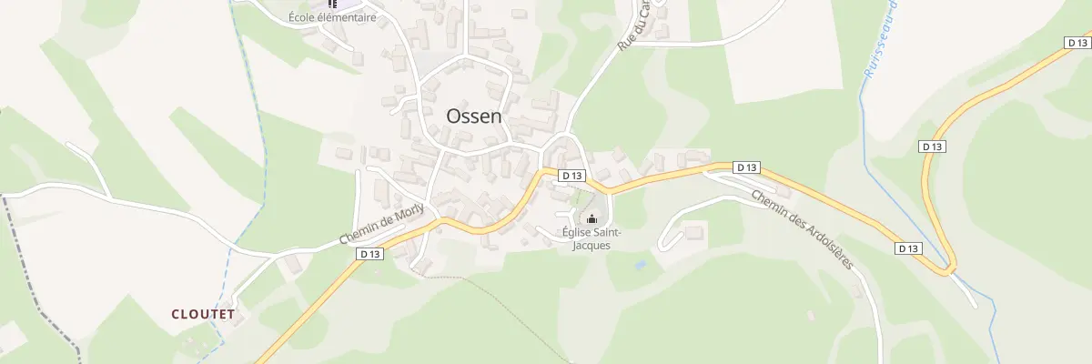 Plan du 5009 Le Village à Ossen