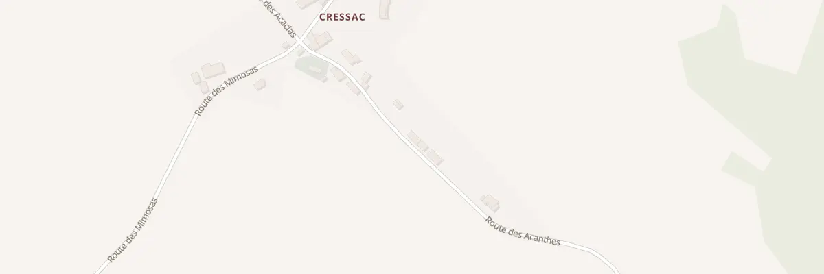 Plan du 5165 Cressac à La Genétouze