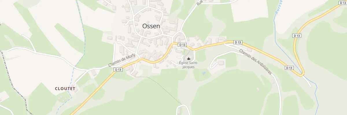Plan du 4 Imp du Ruisseau du Coumera à Ossen