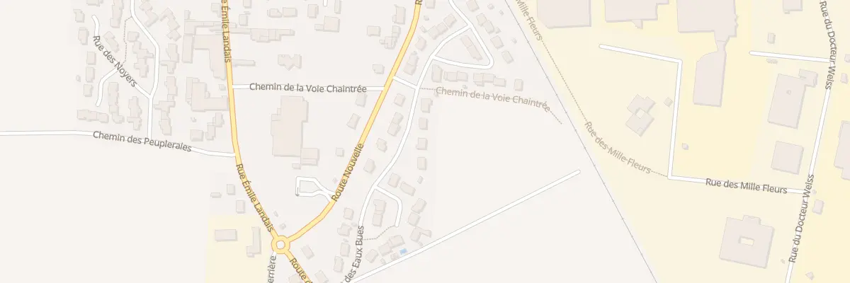 Plan du 5 Rue des Eaux Bues à Bellevigne-les-Châteaux