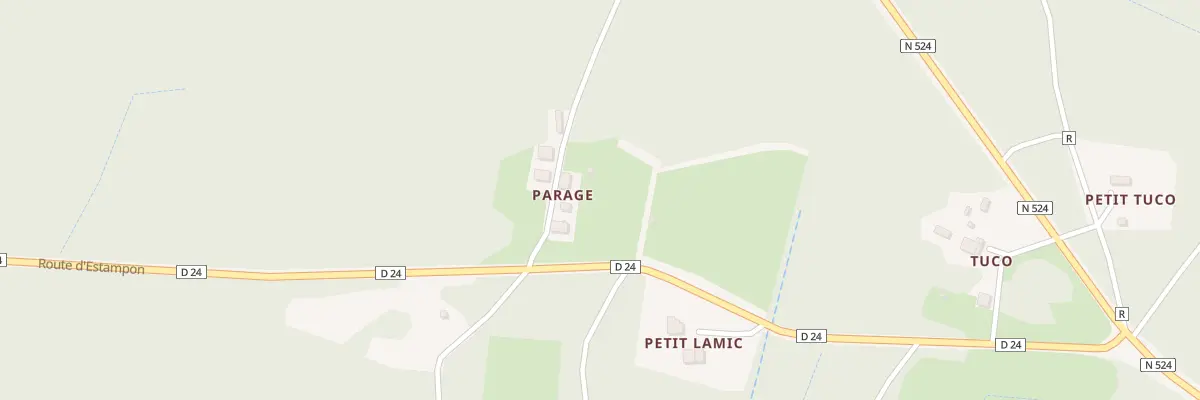 Plan du 15 Rte d’Estampon à Losse