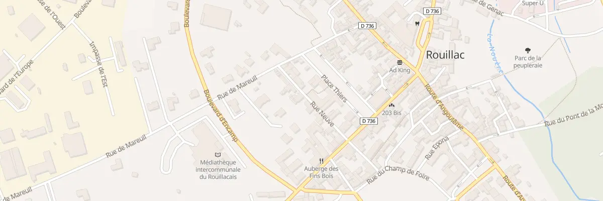 Plan du 101B Rue Neuve à Rouillac
