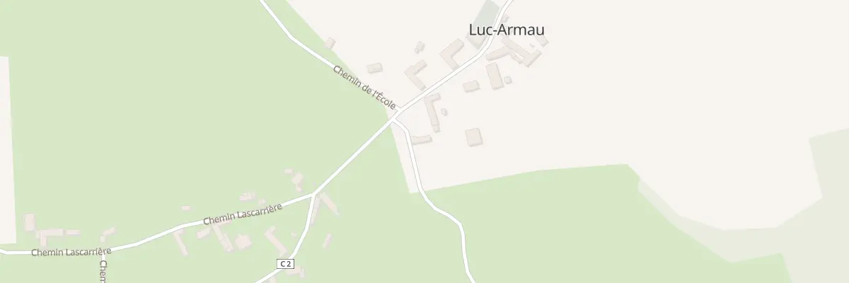 Plan du 7 Che de l’Ecole à Luc-Armau