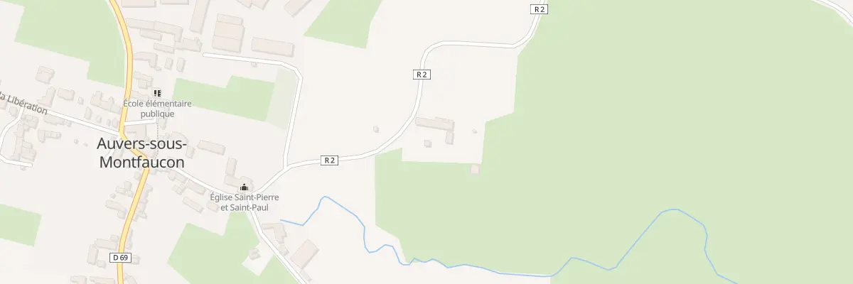 Plan du 1 Les Champs à Auvers-sous-Montfaucon