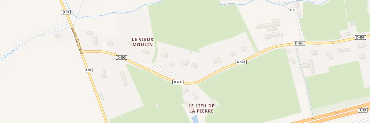 Plan du 952 Che de la Belle Épine à Cricqueville-en-Auge