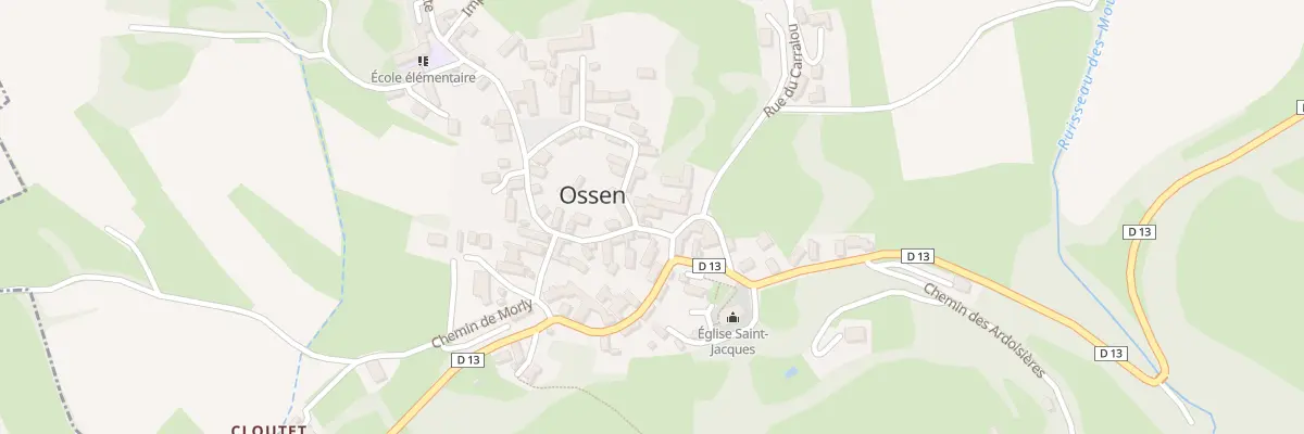 Plan du 19 Rue du Chateau de Begole à Ossen