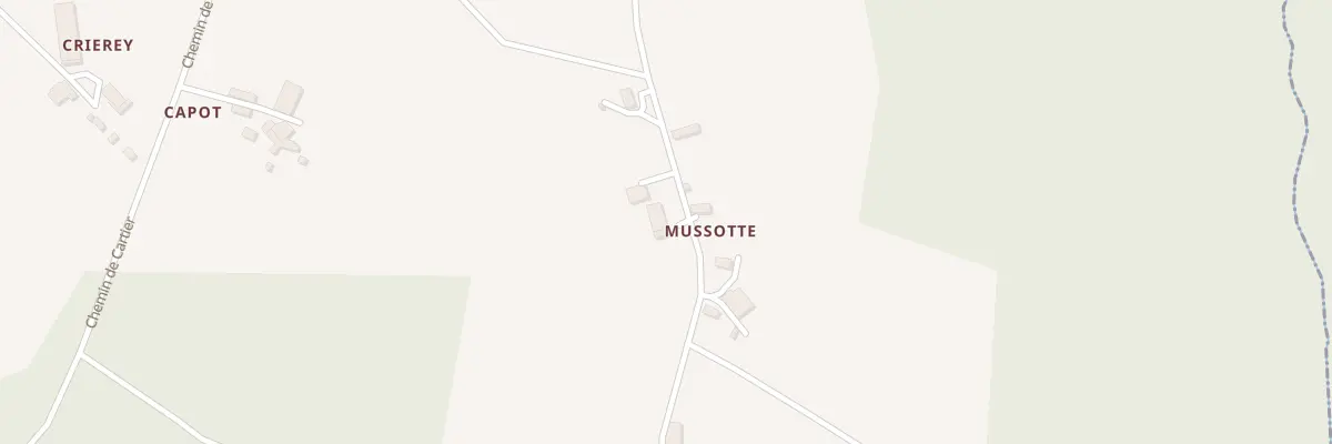 Plan du 3 Mussotte à Labescau