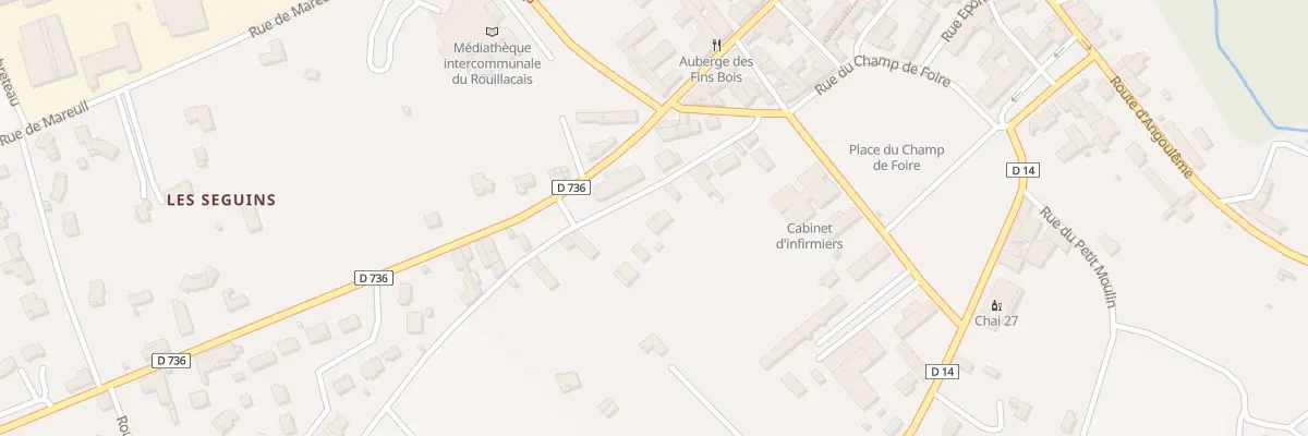 Plan du 5100 Le Bourg Rouillac à Rouillac