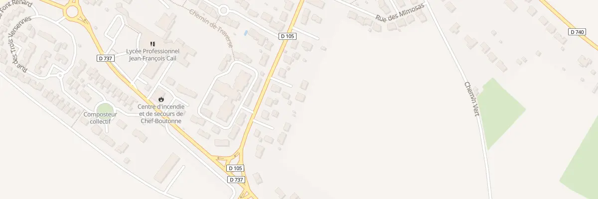 Plan du 42 Rue du Pont Supérieur à Chef-Boutonne