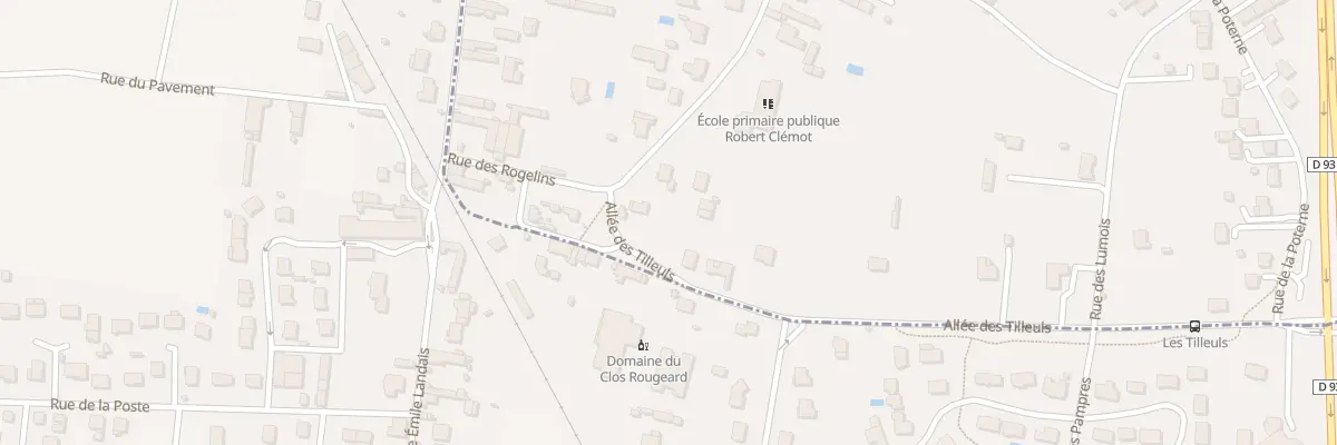Plan du 29 Rue des Rogelins à Varrains