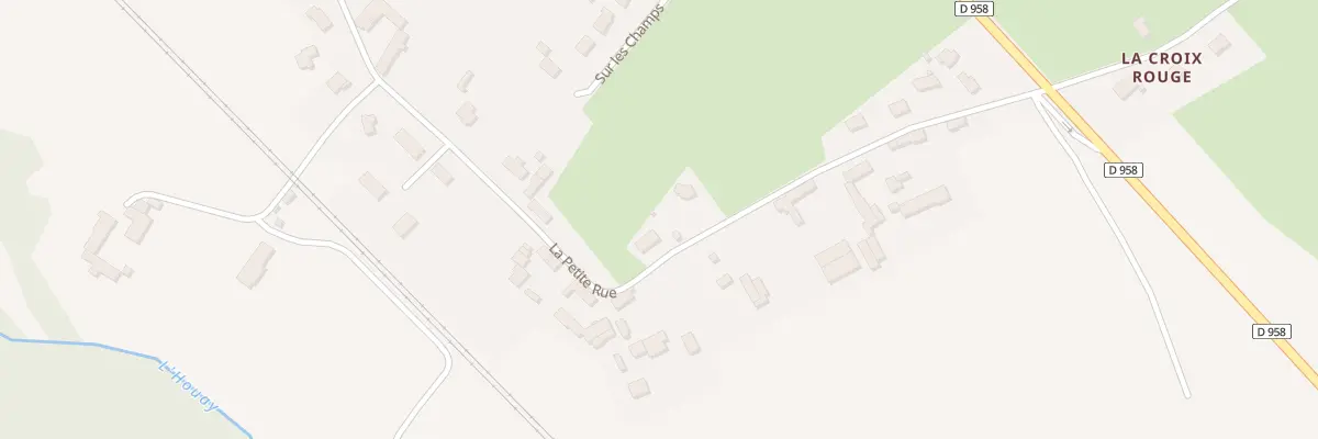 Plan du 13 La Petite Rue à Occagnes