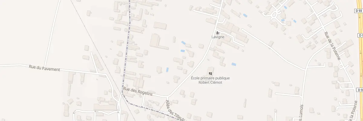 Plan du 34 Rue des Rogelins à Varrains