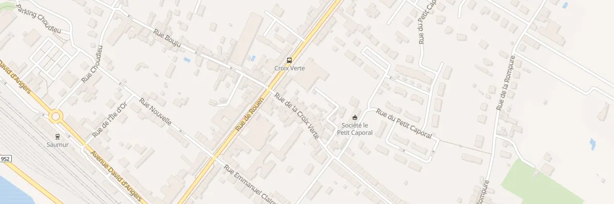 Plan du 76 Rue de la Croix Verte à Saumur