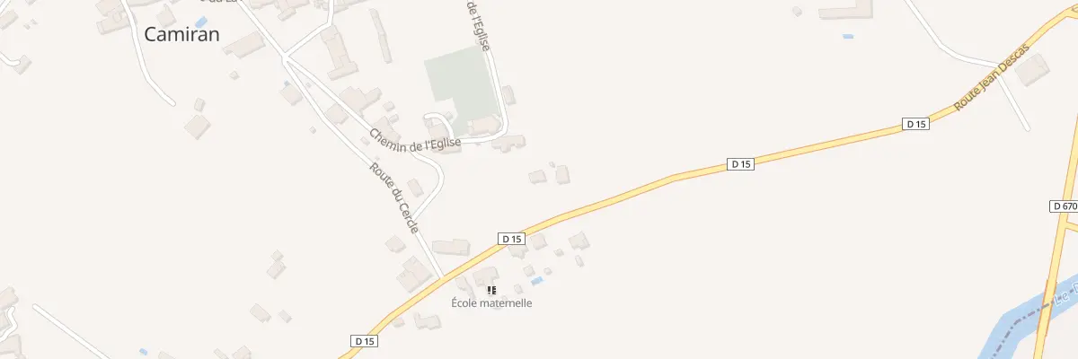 Plan du 4 Le Bourg Sud à Camiran