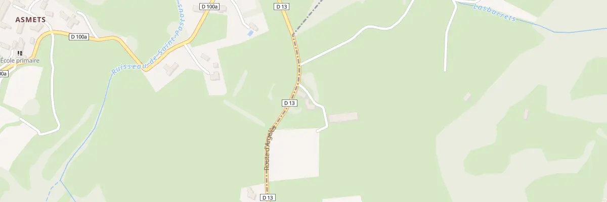 Plan du 12 Rte de Lourdes à Saint-Pastous