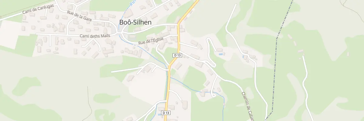 Plan du 3 Rte d’Argelès à Boô-Silhen