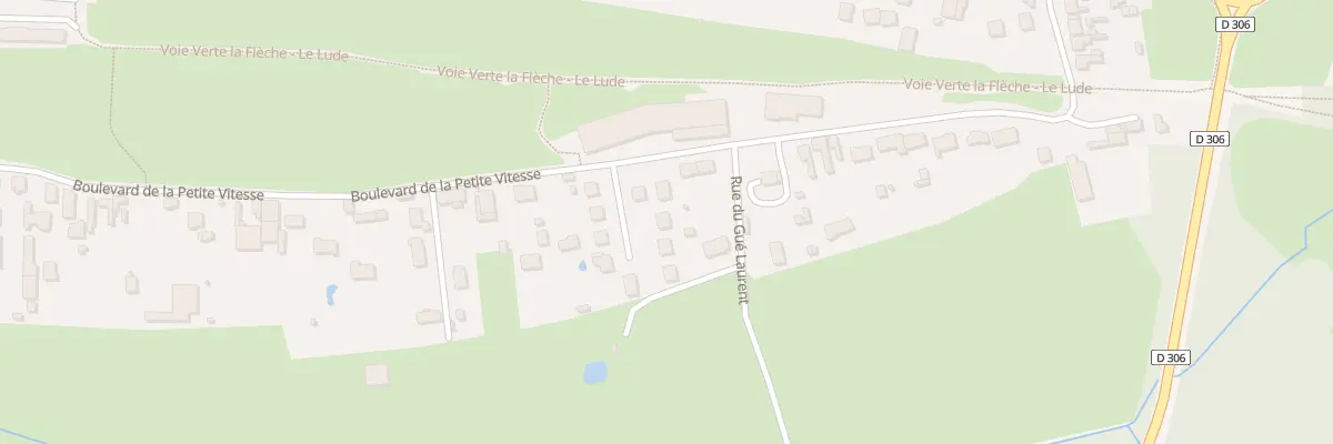 Plan du 3 All des Lauriers à La Flèche