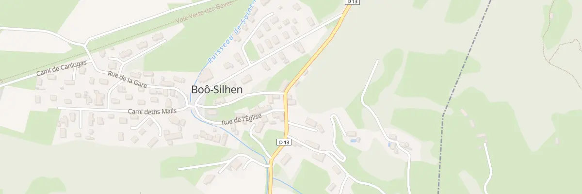 Plan du 4 Rte de Lourdes à Boô-Silhen