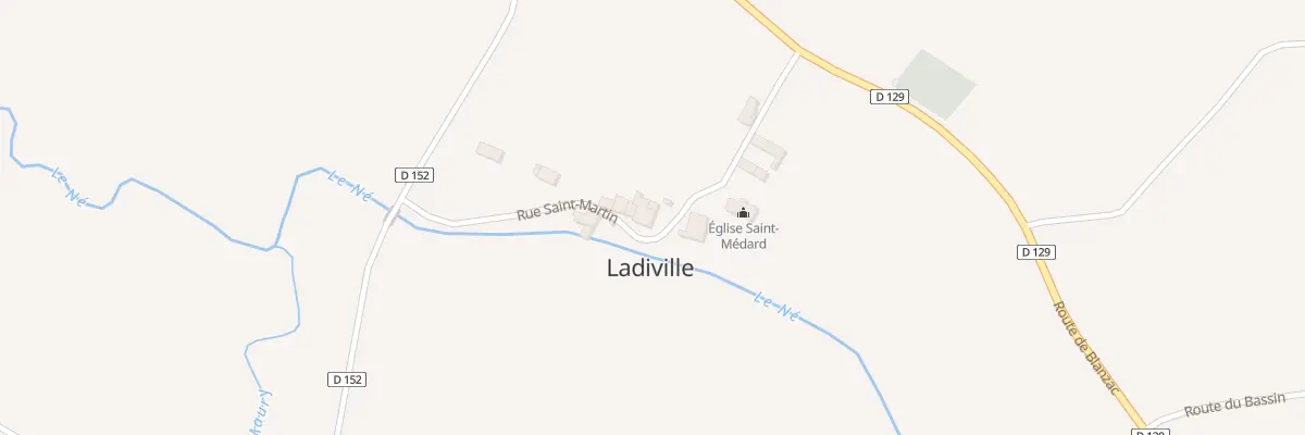 Plan du 9 Rue Saint Martin à Ladiville