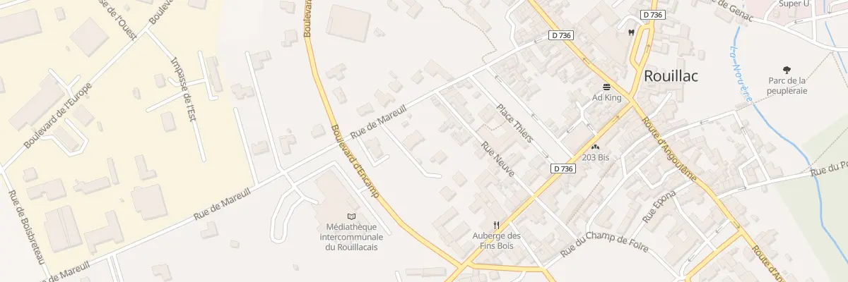 Plan du 5971 Rte de Mareuil à Rouillac