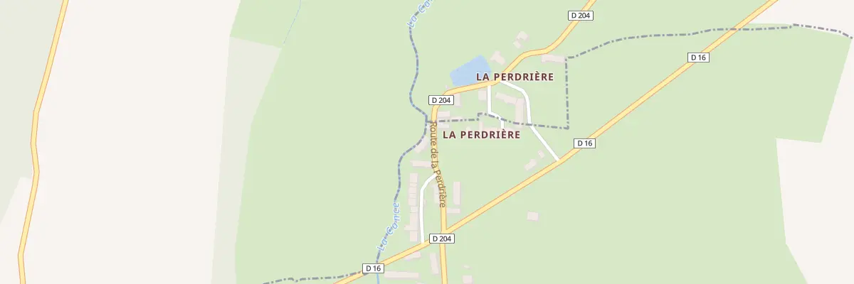 Plan du 8 Rte de la Perdrière à La Lande-de-Goult