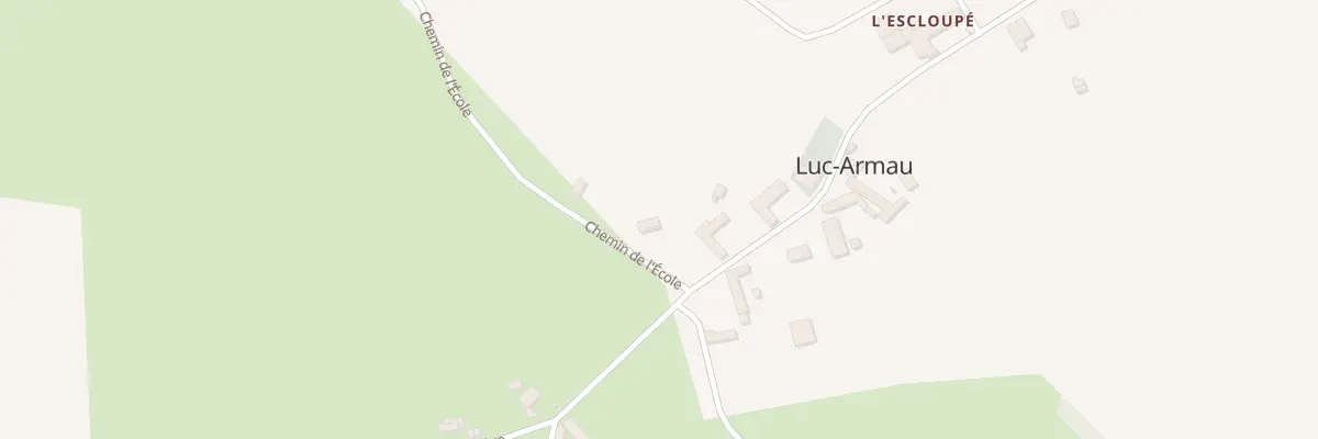 Plan du 5 Che de l’Ecole à Luc-Armau