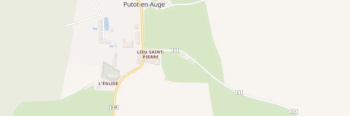 Plan du 100 Che de Putot à Beuvron à Putot-en-Auge