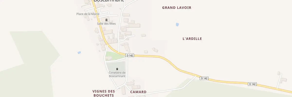 Plan du 1 Rte de Saint-aigulin à Boscamnant