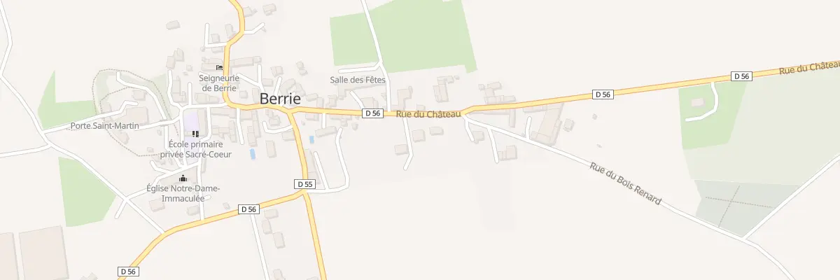Plan du 24 Rue du Château à Berrie