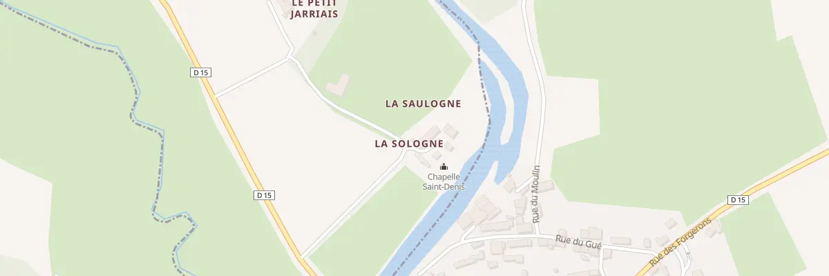 Plan du 5117 La Saulogne à Saint-Paul-le-Gaultier