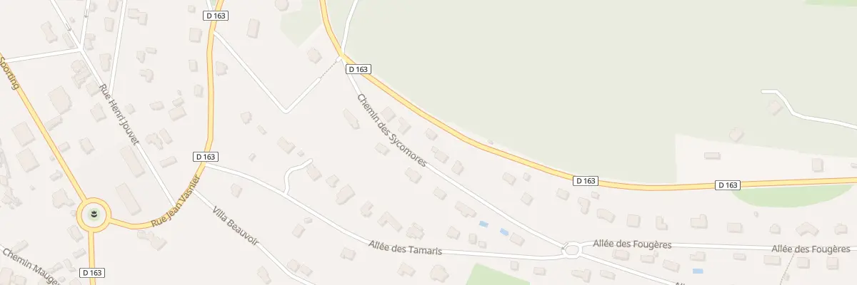Plan du 5 Che des Sycomores à Houlgate